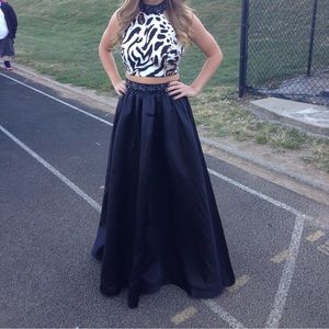 Fun, unique prom dress! Worn once! Two piece dress!